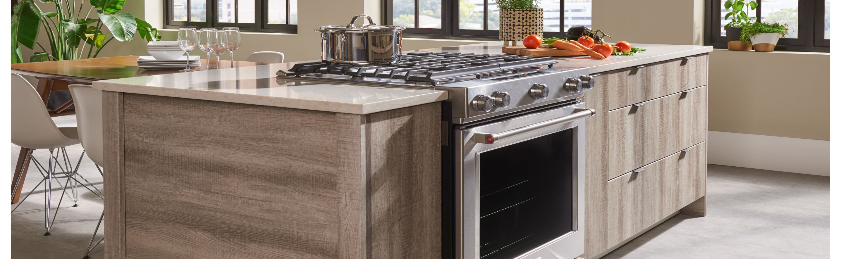 Kitchen Island Cooktop or Range How to Choose KitchenAid